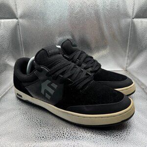 Size 10.5 Etnies Verano Mens Black Low Top Lace Up Skateboard Sneaker Shoes